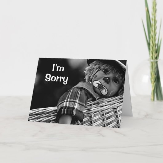 悲しい顔許してくれ カード (正面)