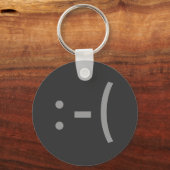 悲しい顔 キーホルダー (正面)