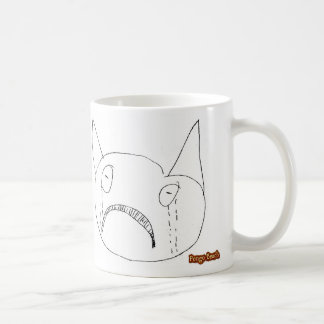 悲しい顔 コーヒーマグカップ