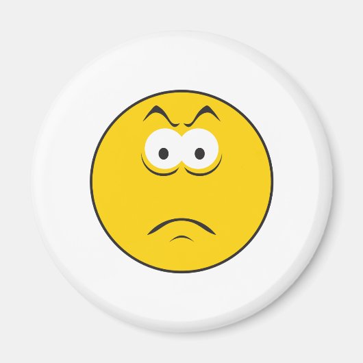 悲しい顔 マグネット (正面)