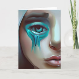 悲しい顔、友人のサポート カード