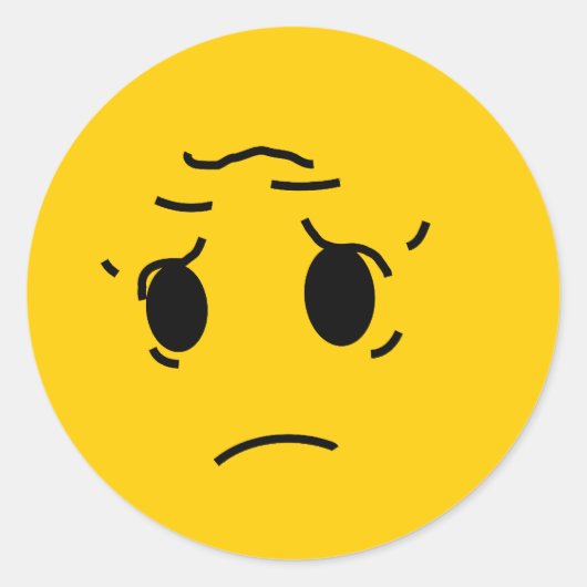 悲しい ラウンドシール (正面)