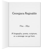 悲しい、保守的なメモリーカード、写真つき (内側 (右))