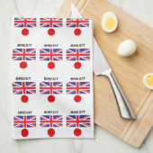 悲しいBrexit -そう キッチンタオル (四つ折り)