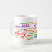 悲しいWordle コーヒーマグカップ (正面左)