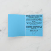 悲しおもしろいい恋しく思恋しく思の友情カードかわいい ノートカード (内部)