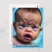 悲しおもしろいい恋しく思恋しく思の友情カードかわいい ポストカード (正面/裏面)