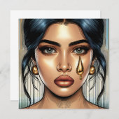 悲しかわいらしい金ゴールドの涙 (正面/裏面)