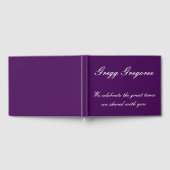 悲しく沈んだ葬儀/メモリアルのゲストブック ゲストブック (全面)