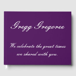 悲しく沈んだ葬儀/メモリアルのゲストブック ゲストブック