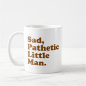 悲しく、悲しく小さい人 コーヒーマグカップ (左)