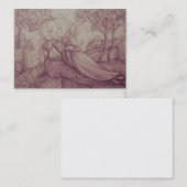 悲しげなクララ 名刺 (正面/裏面)