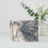 悲しさゴシック様式の妖精のはがき ポストカード (スタンド正面)