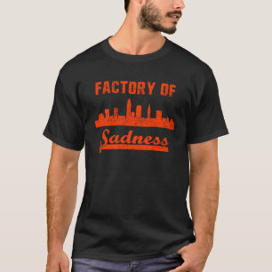 悲しさ都市スカイラインのクリーブランドの工場 Tシャツ