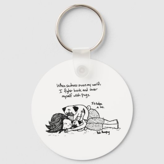 悲しみが私の世界を覆う時 キーホルダー (正面)