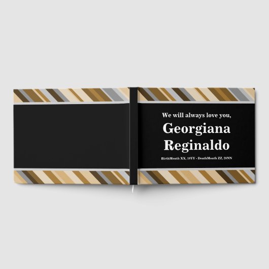 悲しみとエレガントメモリアルのゲストブック ゲストブック (全面)