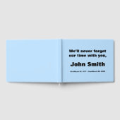 悲しみとプレーン悔やみや弔慰ゲストブック ゲストブック (全面)