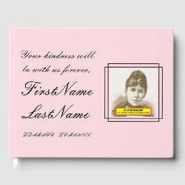 悲しみと保守的なウェイクサービスゲストブック ゲストブック