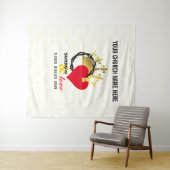 悲しみと愛キリスト教イースター教会のウォールアート タペストリー (インサイチュ(横))