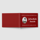 悲しみと率直な哀悼のゲストブック ゲストブック (全面)