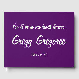 悲しみと落ち着いたメモリアルのゲストブック ゲストブック