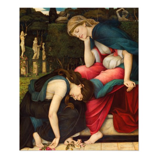 悲しみに微笑むモニュメントの忍耐 フォトプリント            (正面)