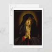 悲しみのマドンナ(油) ポストカード (正面/裏面)