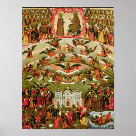 悲しみのヴァージン, 1707 ポスター (正面)