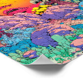 「悲しみの丘」がカラフル近い鮮やか ポスター (角)