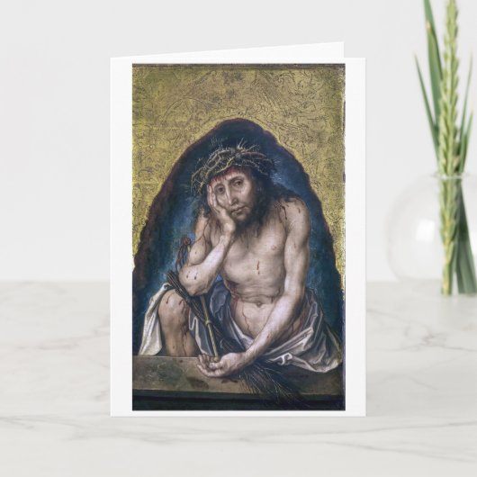 悲しみの人としてのキリスト | Albrecht Drer | カード (正面)