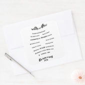 悲しみの兄弟 スクエアシール (封筒)