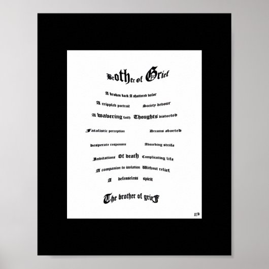 悲しみの兄弟 ポスター (正面)