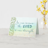 悲しみの共感のカードで カード (黄色い花)