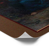 悲しみの女性の献身的なイメージ。 ポスター (角)