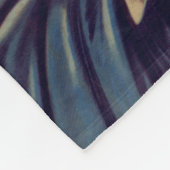 悲しみの女性を刺す フリースブランケット (角)