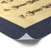 悲しみの女神への献身。 ポスター (角)