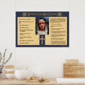 悲しみの女神への献身。 ポスター (キッチン)