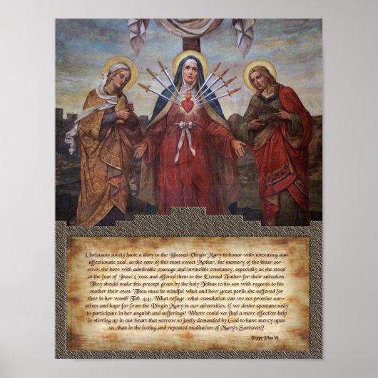 悲しみの女神への賛辞。 ポスター (正面)