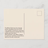 悲しみの女神メアリの剣が彼女のハートを刺す ポストカード (裏面)