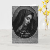 『悲しみの女』 カード (黄色い花)