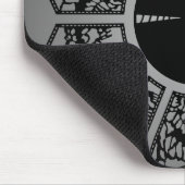 悲しみの星の灰色 マウスパッド (コーナー)