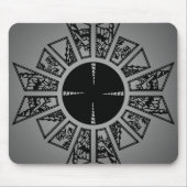 悲しみの星の灰色 マウスパッド (正面)