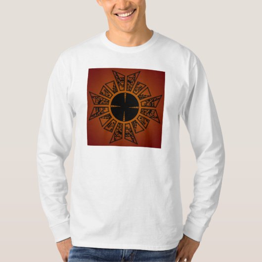 悲しみの星の赤 Tシャツ (正面)