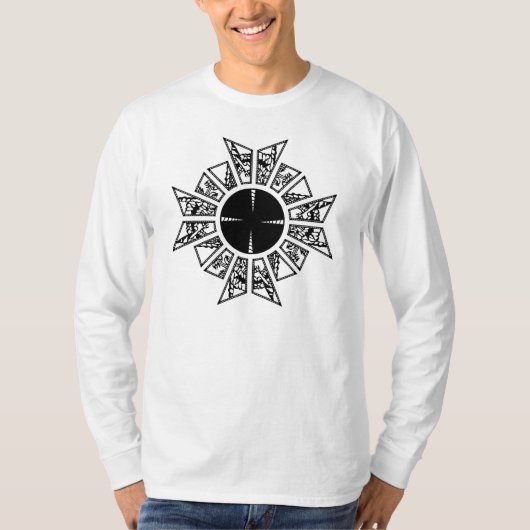悲しみの星の黒 Tシャツ (正面)