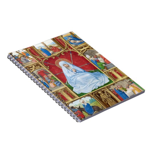 悲しみの私達の女性イースターの宗教的な中世を貸した ノートブック (右側)