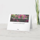 悲しみの鳥の悔やみや弔慰 カード (裏面)