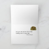 悲しみの鳥の悔やみや弔慰 カード (内部)