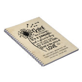 悲しみは変わらない…悲しみ記念ジャーナル ノートブック (右側)