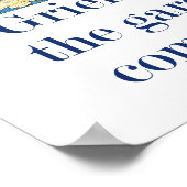 悲しみは庭になることができる – 思いやりの引用文 ポスター (角)