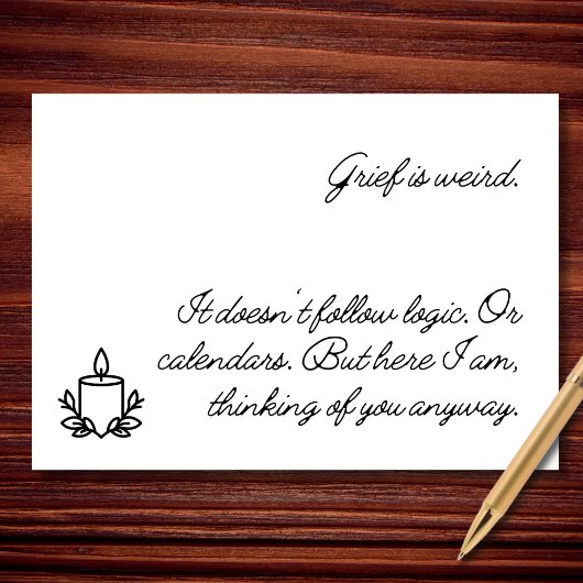 悲しみは支風変わり援悔やみや弔慰 カード